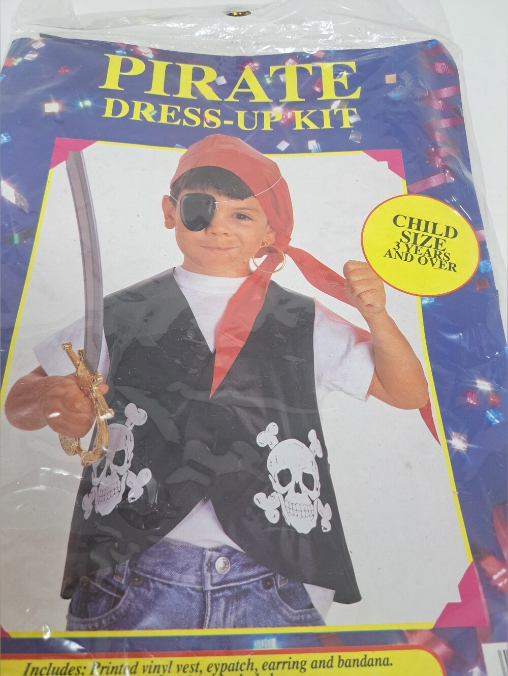 NEW Kid's Halloween Costume Pirate Rubie's Costume Co Ages 3 And Up